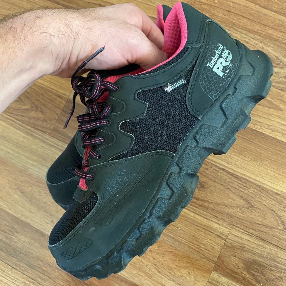 Timberland pro steel toe shoes